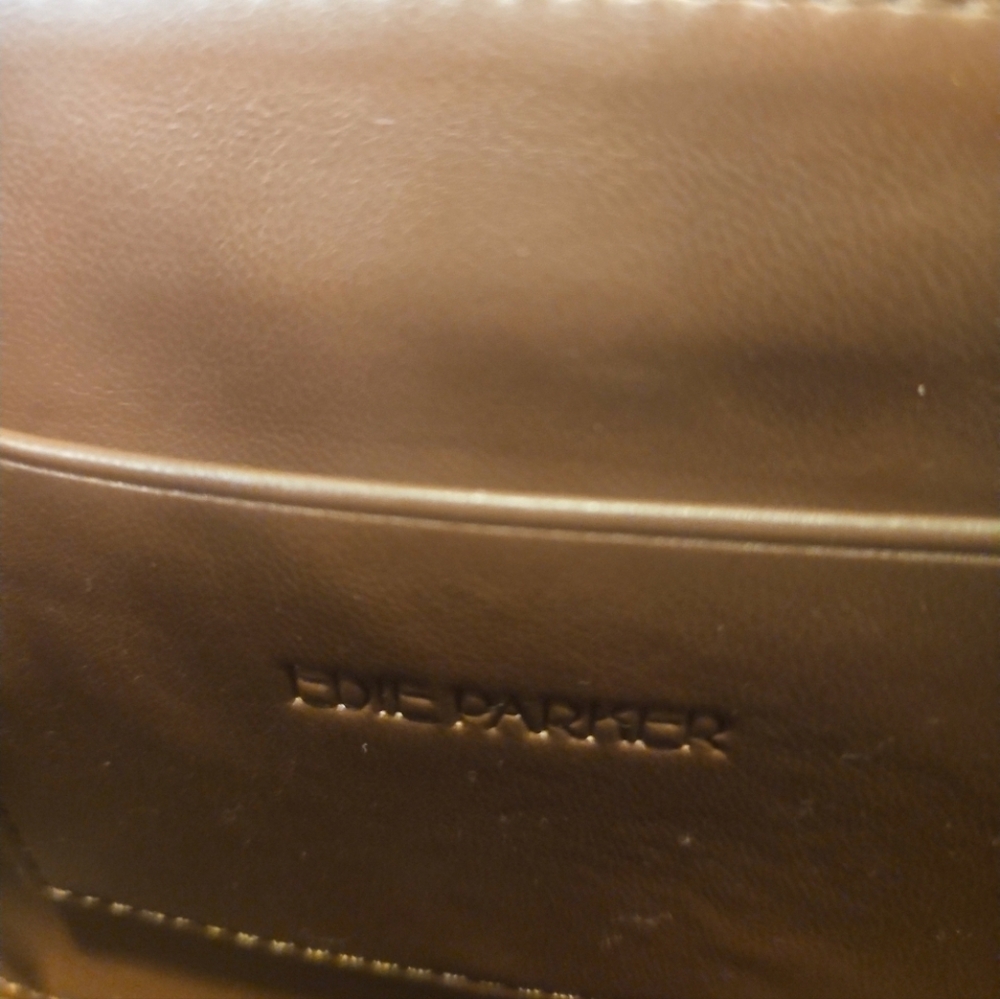 EDIE PARKER | Burn Leather Crossbody Bag Brown Minimal Shoulder Bag - Picture 10 of 10